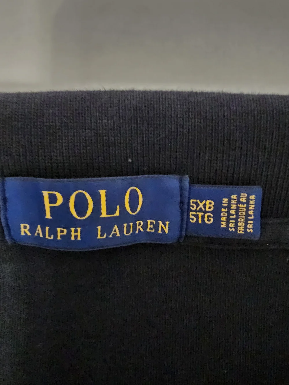 Polo Ralph Lauren Classic Fit Polo Shirt Black  Pony Logo Red Men's 5XB Big